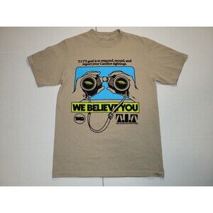 TMG Tiny Meat Gang We Believe You Investigation Team Double-sided Mens Shirt S